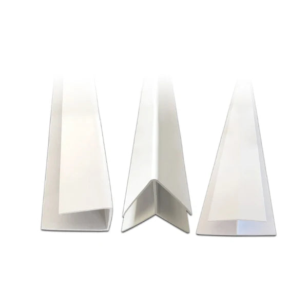 Ruizhan PVC L-Type Plastic Angle Bar Extrusion L Shaped PVC Profile Custom Plastic Extrusion Building Plastic Trim Strip MegaBDM