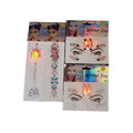 Free Sample Rave Accessories Mermaid Face Gems Self Adhesive LED Light up Face Jewels for Women