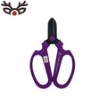 Industrial Grade SAKAGEN F-170 Black Blade Purple Flower Scissors for Hand Creation Japanese-Made Garden Scissors for DIY