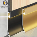 FREE SAMPLE Kitchen Luminous Black Tile Profile Flush Recessed Skirting Foshan Guangzhou Port Traditional Style