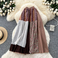 Winter Floral Straight Skirt Women Casual Skirts for Girls Retro Skirt Clothes Women Wholesale