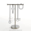Modern Polished Silver Stainless Steel for Towel Rack Toilet Paper Holder Countertop Storage Stand Hotel Use Metal Carton