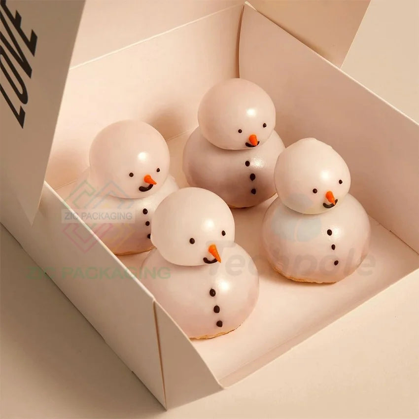 Eco Friendly Luxury Cake Packaging Sushi Box Takeaway Cupcake Bakery Cookies Brownie Packaging Box Disposable Food Packaging MegaBDM