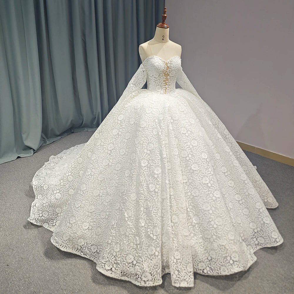For Jancember 1253 Beautiful Empire Lace Flower Sweetheart Wedding Dresses Party Natural Ruffles Pleats Anti-Static for 15