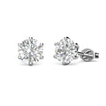 Diamante Cultivado En Laboratorio Pendientes De Moissanita De Plata De 925 De Joyeria Las Mujeres Destiny Jewellery