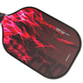 Fully customizable OEM ODM K-POWER Pickleball Squash Paddle Set-High Performance RED-CARBON Face Premium PU Grip
