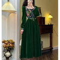 Fall Vintage Casual Midi Dress for Women Lace Dress
