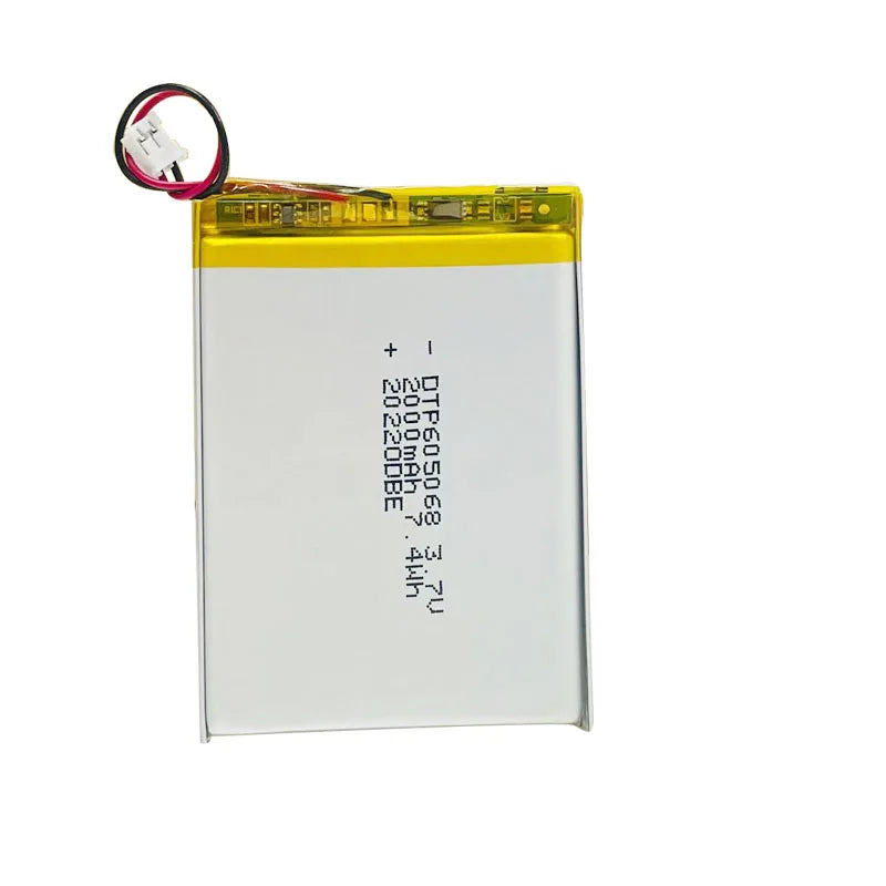 OEM/ODM Polymer Lithium Battery Lipo Pouch Cell 605068 Lipo Battery 2000mah Rechargeable 605068 3.7V 2000mah Lipo Battery