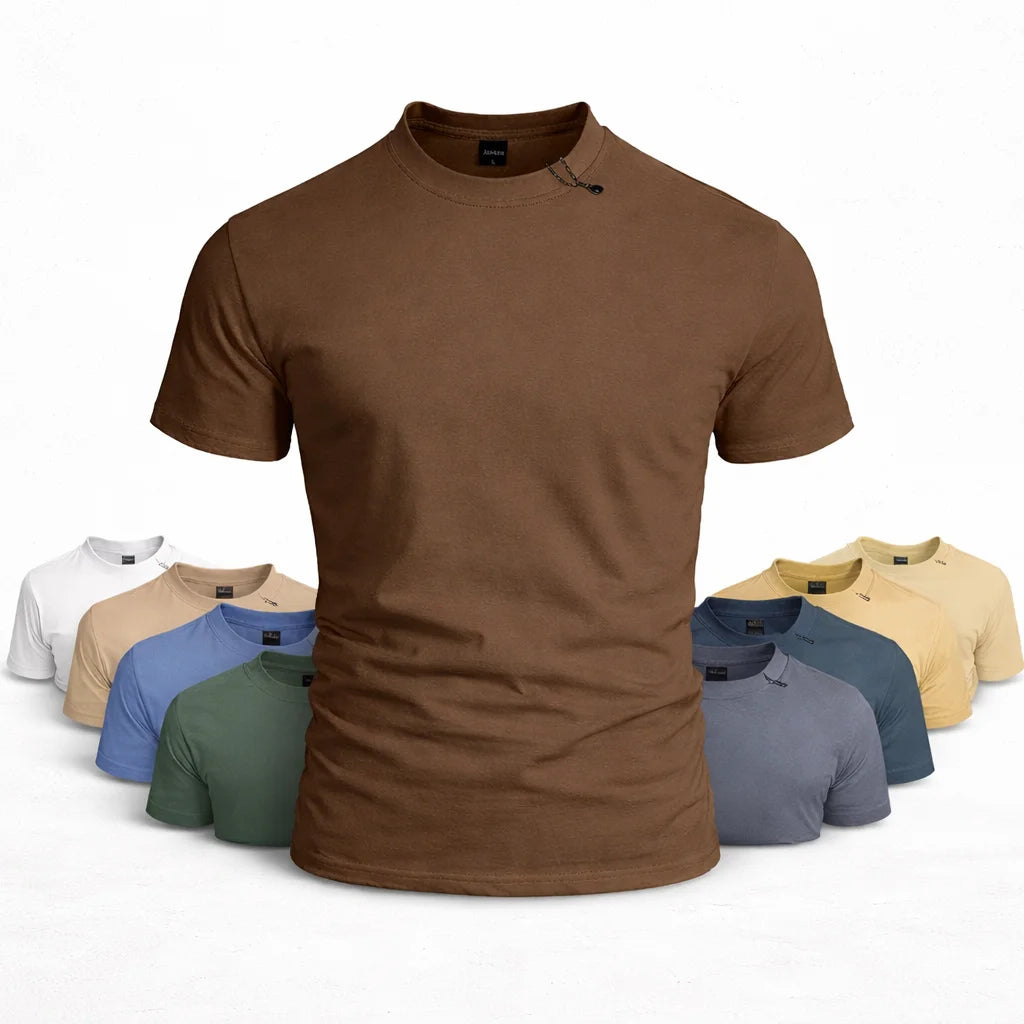 Bangladesh China Factory Price 200GSM Cotton Blend Quick Dry Sports Wear Short Sleeve T Shirt Men Casual Sports Fit T Shirt MegaBDM