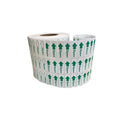 Wholesale SINOCO Three-Line Removable Adhesive Sticker Roll Barcode Semi-Gloss Waterproof PET Material Customizable Packaging
