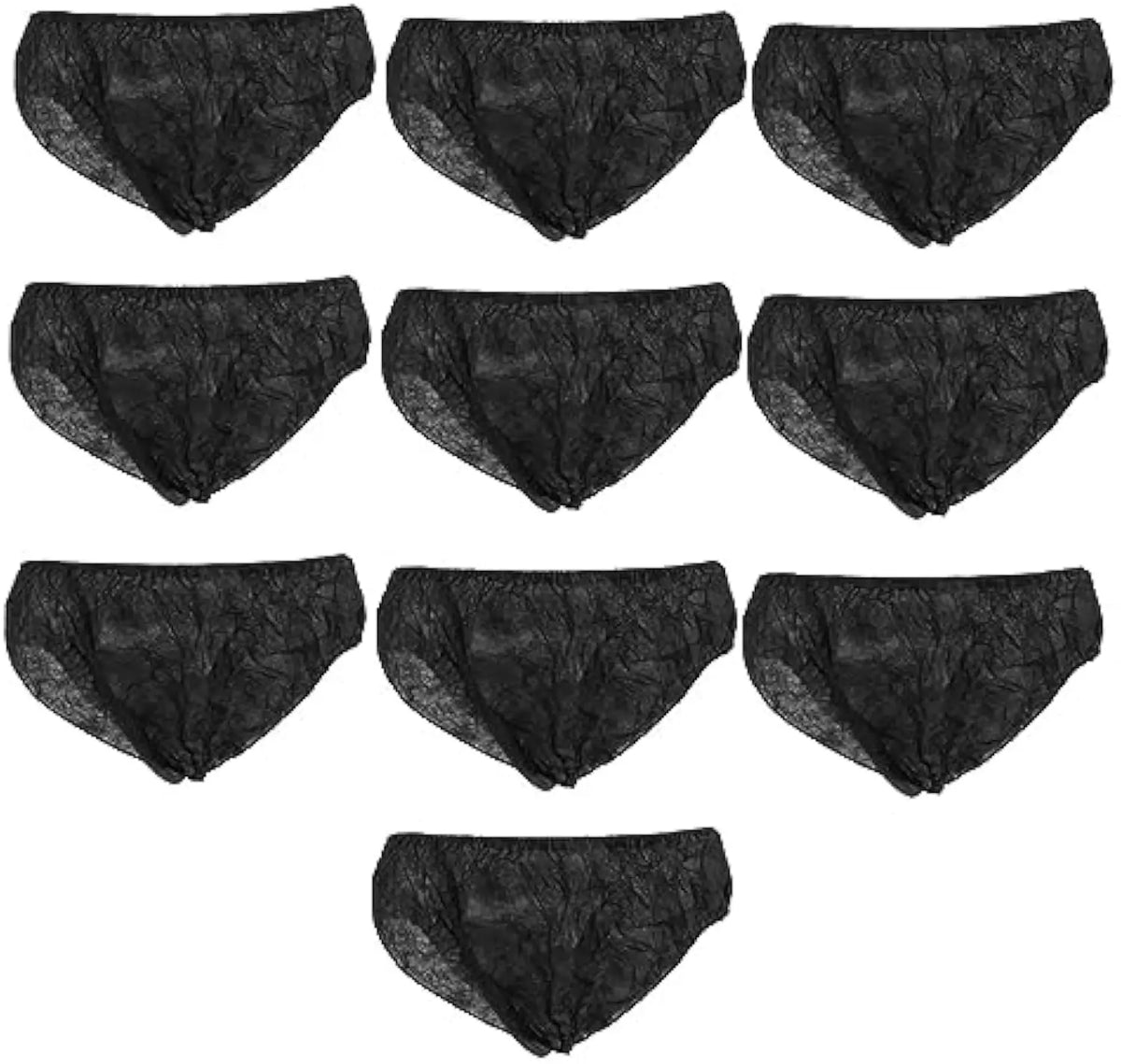 Women's Individually Wrapped Comfort Stretch Waistband for Spa Spray Tanning (Blue) MegaBDM