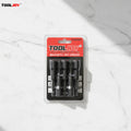 40ACR Steel 8pcs Magnetic Nut Driver Set 65mm Metric & Inch Socket Tools for Industrial Assembly & Heavy-Duty Fastening