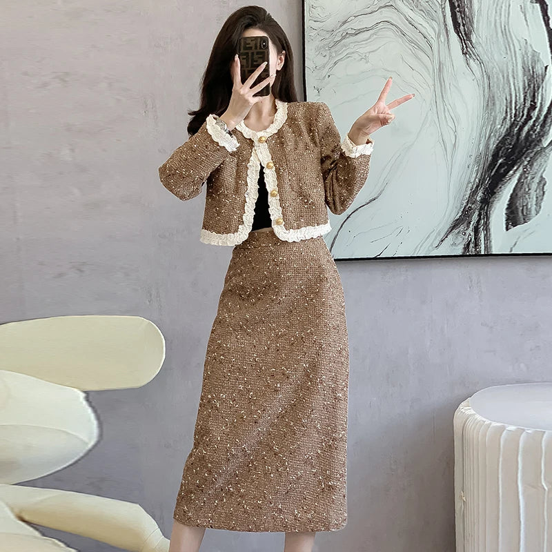Fall Roman 2 Piece Set for Women Top And Set Ropa Wholesale