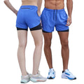 OEM Mens Summer Sports Shorts Double Layer Lined Basketball Training Fitness Pants Loose Breathable Quick Dry Running Shorts
