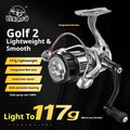 Lizard golf 2 Metal Spool reel sea spinning 8kg Max Drag Alarm System Fishing Reel Spinning Fishing Reel