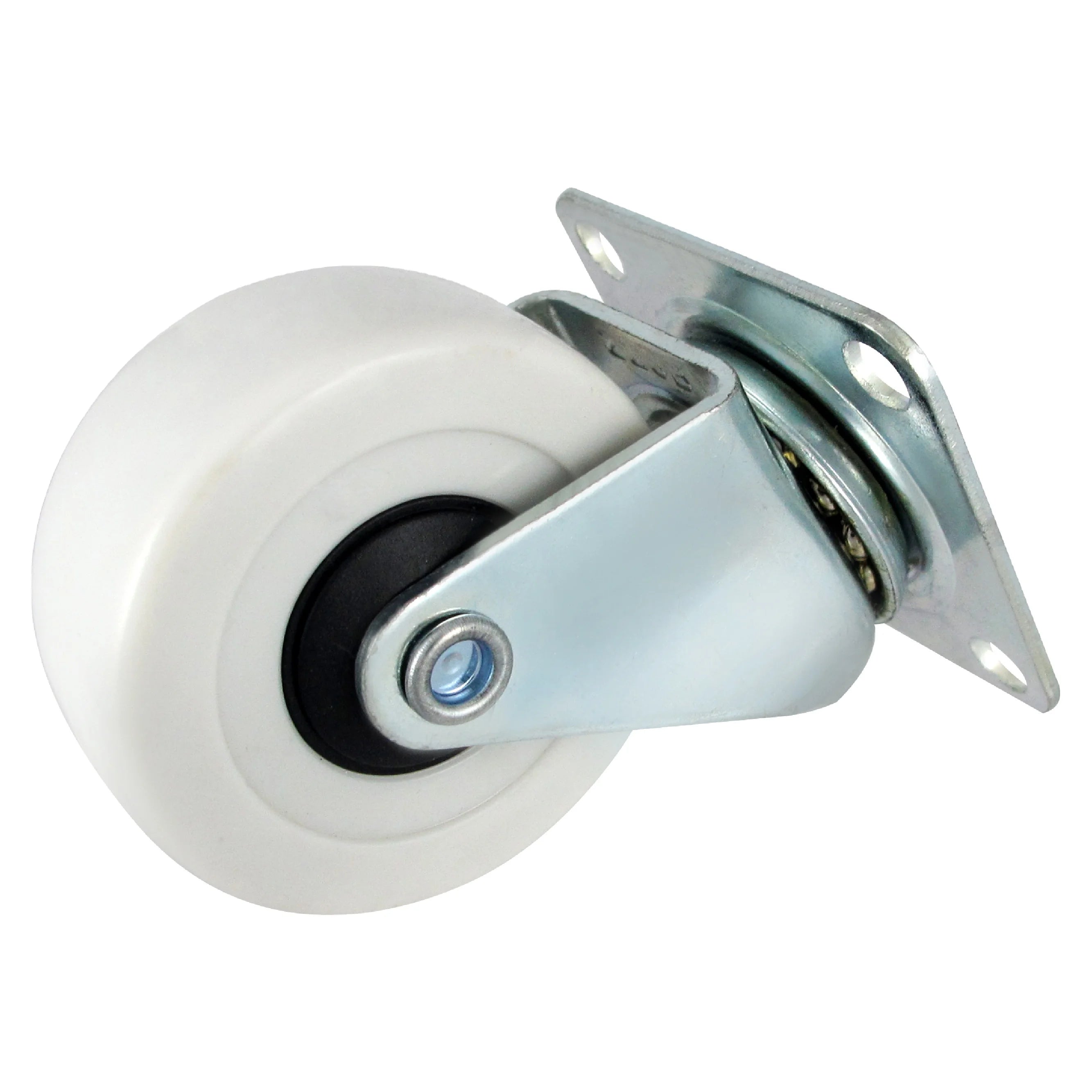 2 Inch Steel Casters with PVC Wheels 50kg Load Capacity for Outdoor & School Use