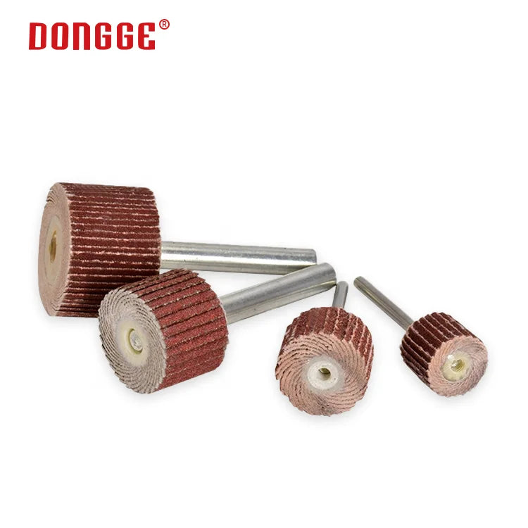 High Hardness Grit 60#-320# Aluminum Oxide Abrasive Disc Flap Wheel Cylindrical Shape for Polishing/Grinding