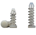 8.6mm  White Round Head Fan Fixing Spring Plastic Nails PC Board Nylon Plastic Heat Sink Rivets