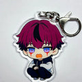 Custom UV Printed Acrylic Keychain Personalized Logo Clear Key Ring MegaBDM
