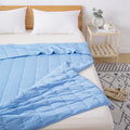 Luxury Weighted Blanket Solid Color Non-Toxic Glass Beads Blanket Weight Natural Fiber Blanket Super Comfortable