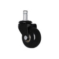 2 Inch Black Polyurethane Wheel Caster Swivel Bearing M11x22 Modern Hospital/Warehouse/School Furniture for Chairs Living Room