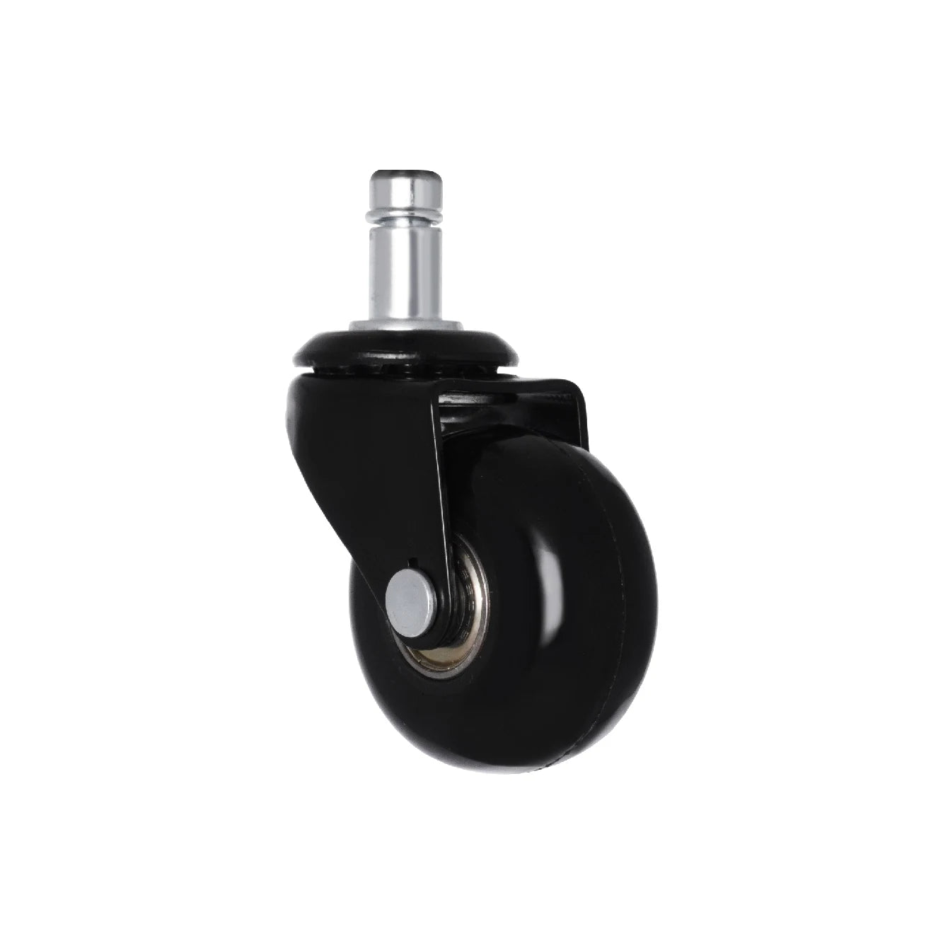 2 Inch Black Polyurethane Wheel Caster Swivel Bearing M11x22 Modern Hospital/Warehouse/School Furniture for Chairs Living Room