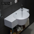Glossy White Bowl Sink Luxury Wash Basin