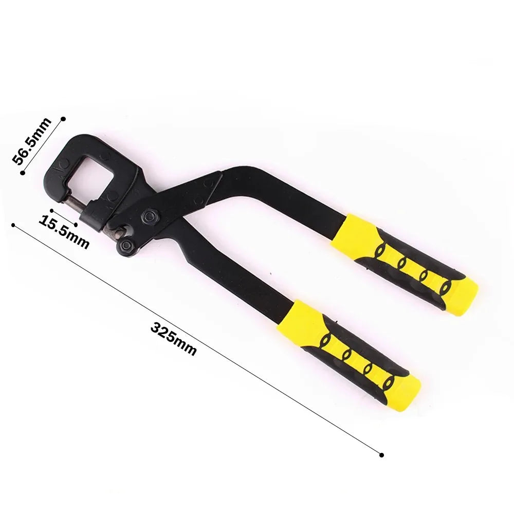 Stud Crimper Double Handed Ceiling Punching Pliers for Ceiling Installation Construction Grip for Easy Use Drywall Projects MegaBDM
