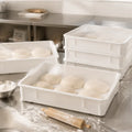 Pizza Dough Box PP Food Grade Dough Fermentation Container Bakery Storage Tray Stackable Dough Storage Container MegaBDM
