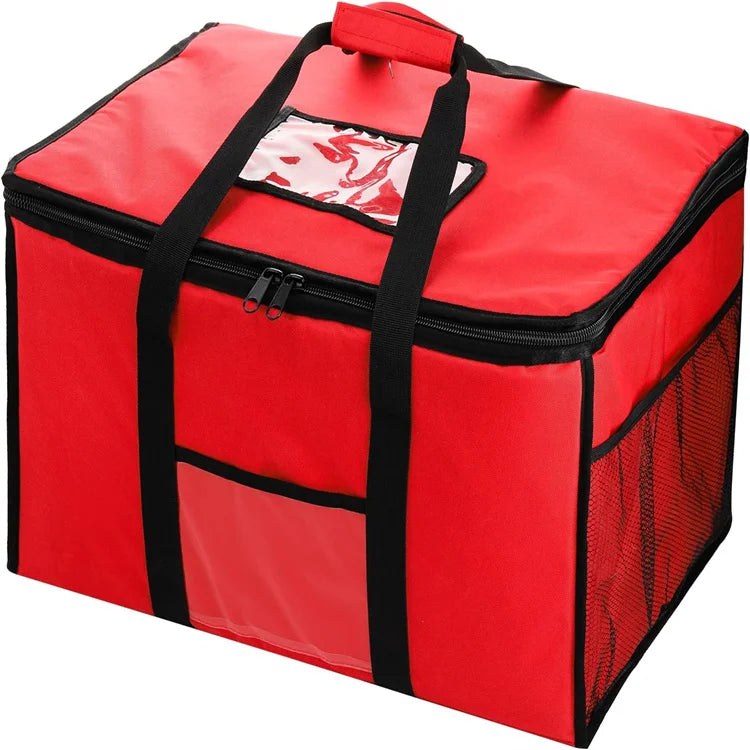 Wholesale Reusable Aluminum Waterproof Non Woven Cooler Bag Custom Printed Thermal Insulated Food Delivery Bags