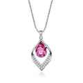 S925 Sterling Silver Trendy High-End Crystal Clavicle Pendant Womens   Jewelry Chain Necklace Chain for Women