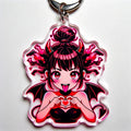 Custom Lightweight Waterproof Acrylic Keychain Portable Clear Keyring with Logo Printed MegaBDM
