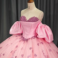 Jancember 6793 Bling Off Shoulder Sweetheart Empire Ball Gown Evening Dresses