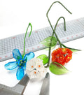 Handmade Blown Long Stem Glass Tulip Flower Sustainable Murano Glass Sculpture