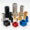 China Factory Custom Color Anodized Precision Aluminum Parts Cnc Machining Anodized Aluminum Mechanical Parts