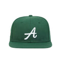 Customizable Classic Green Baseball Caps White Embroidery Los Angeles Patch Sporty Common Flat Brim Hat Featuring Custom Logo