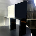 OEM Acrylic Display Stand Acrylic Countertop L Shaped Business Display Stand