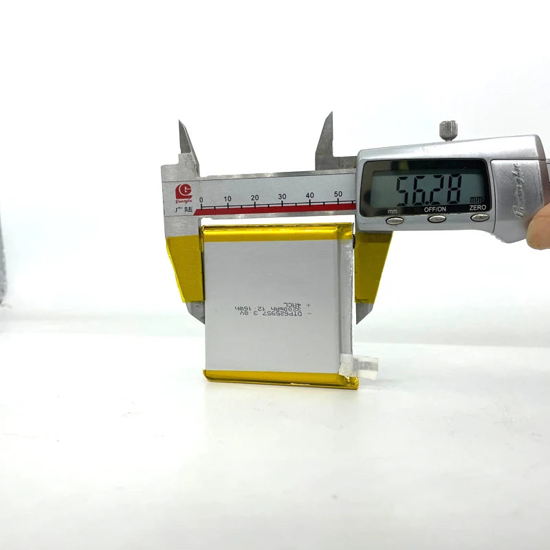 High Quality 3200mAh Solid State Polymer Lithium Battery 625957 Li-Ion Pouch 3.7V Lipo Battery for Consumer Electronics