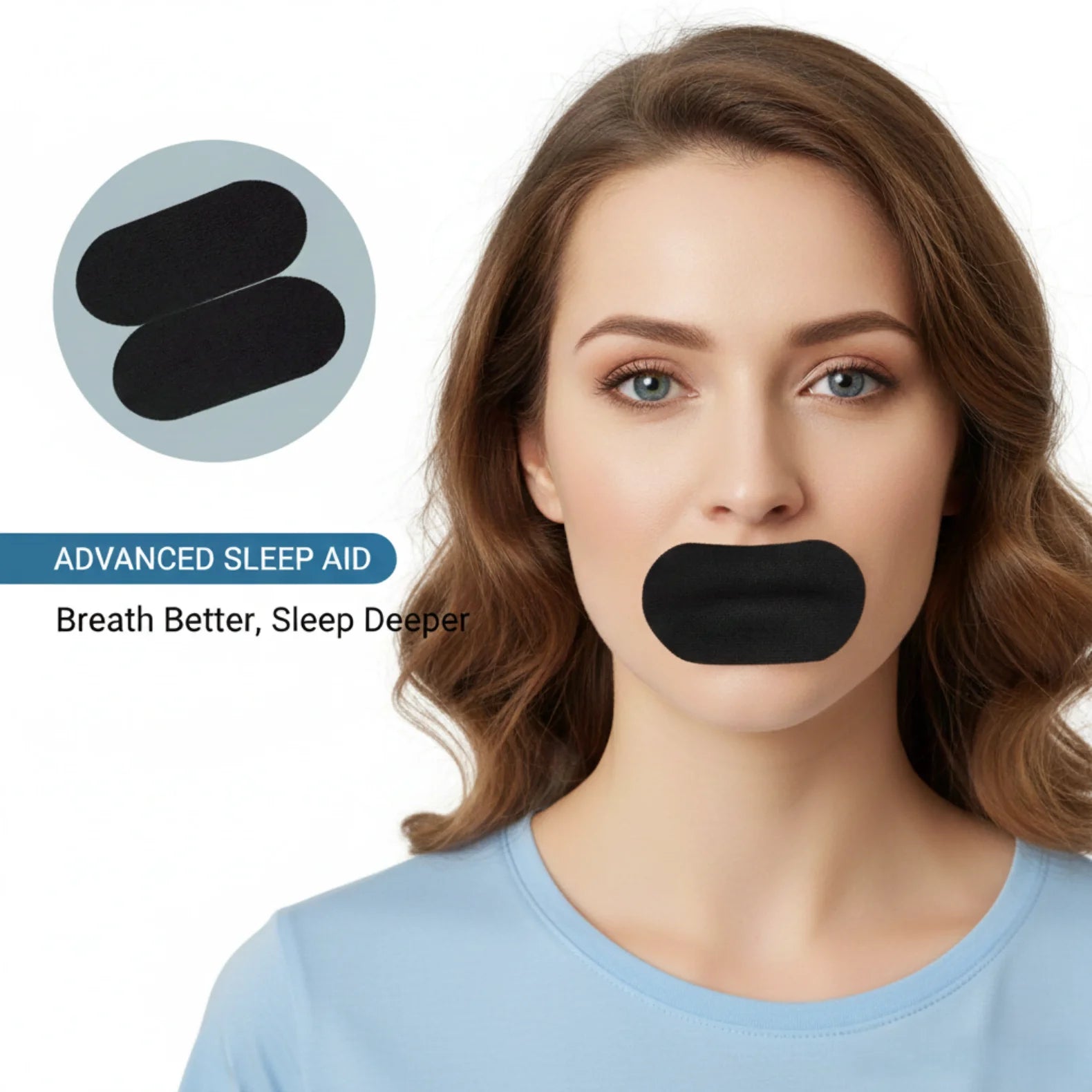 New Products Best Selling Natural Health Sleep Preventing Sleep Apnea Nasal Strips Mouth Tape Nasal Breathing