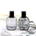 New Stock 30ml Clear Frost Black Perfume Spray Bottle with Screen Printed Eco-friendly Recyclable Luxury Design MegaBDM