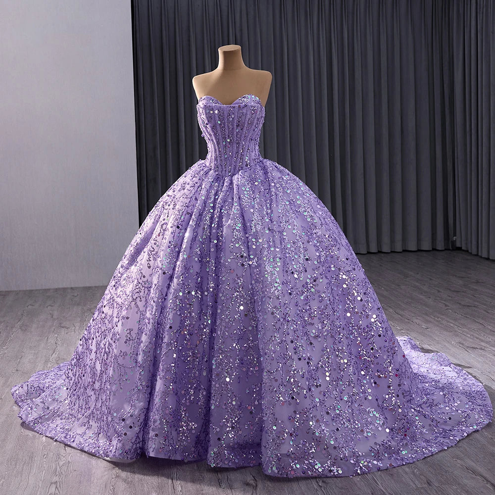 Jancember 241017 Gorgeous Sweetheart Empire Puffy Quinceanera Formal Gowns