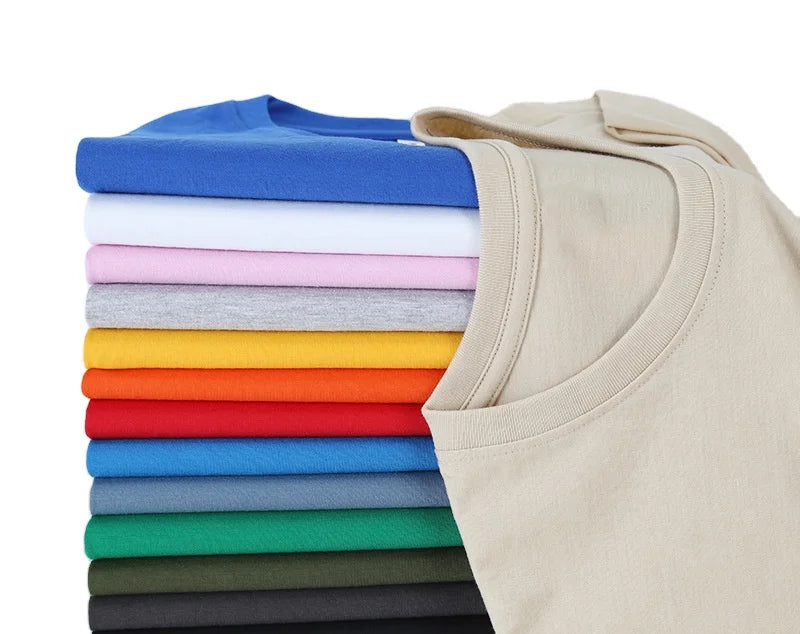 Oem Customized logo Design 180g Solid Color Round Neck Plus Size Combed Cotton Short-sleeved T-shirt MegaBDM