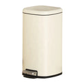 Stainless Steel Trash Can Household Kitchen Waste Bin Living Room Garbage Can Commercial Office Foot Bucket with Lid