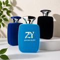 100ml Luxury Empty Glass Perfume Bottle Velvet Flocked Finish with Electroplated ABS Cap Custom Perfume Packaging MegaBDM