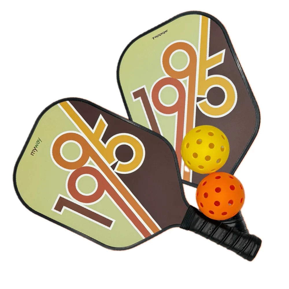 2024 Custom Logo Single Fiberglass Pickleball Paddle Squash Balls Hot Selling Target Audience Product
