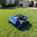 Remote Control Lawn Mower All Terrain Gas Powered Heavy Duty Slope Hill Garden Grass Cutting Machine