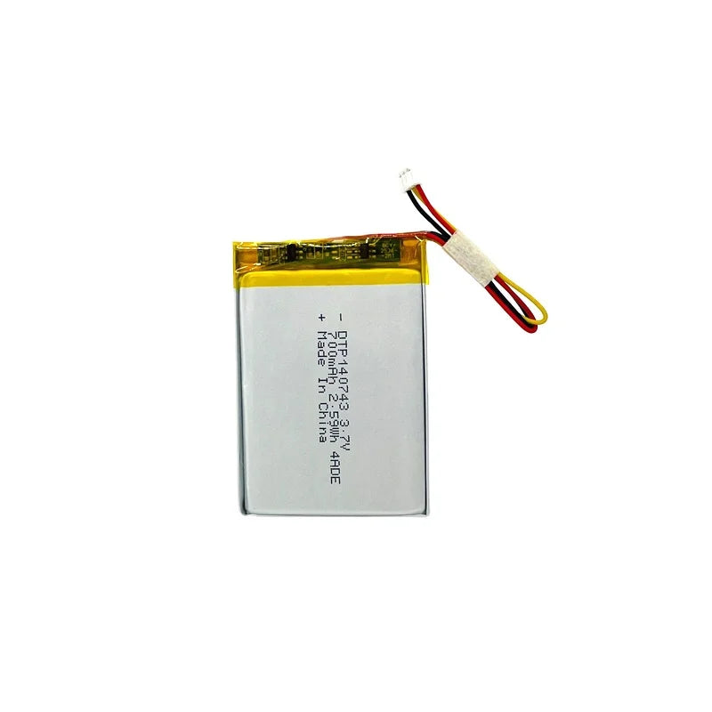 Wholesale Polymer Lithium Lipo Pouch Cell 140743 700 Mah Li Ion Polymer Battery for Toys Rechargeable 3.7v 700mah Lipo Battery