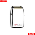 New 11000 RPM 7W Pop Barbers P620 Professional Electric Men's Beard Trimmer Double Foil Shaver Electric Shaver USB Hair Clipper