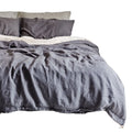 100% French Linen Customized Vintage Washed White & Natural Luxury and Cozy Bed Linen