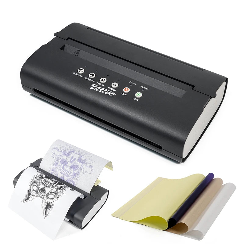 Hotsale MT200 Professional Handheld Wireless Tattoo Printer Mini A4 bluetooth Thermal Printer for Home Office MegaBDM